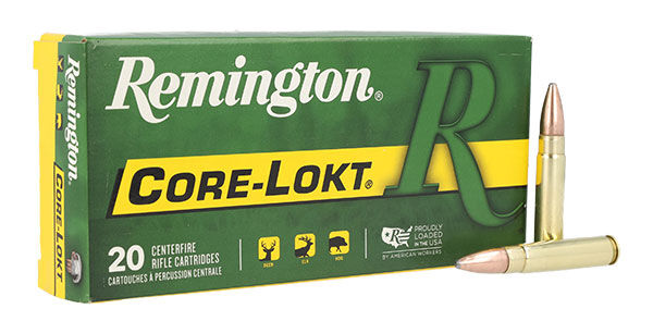Core-Lokt box, cartridges and logo