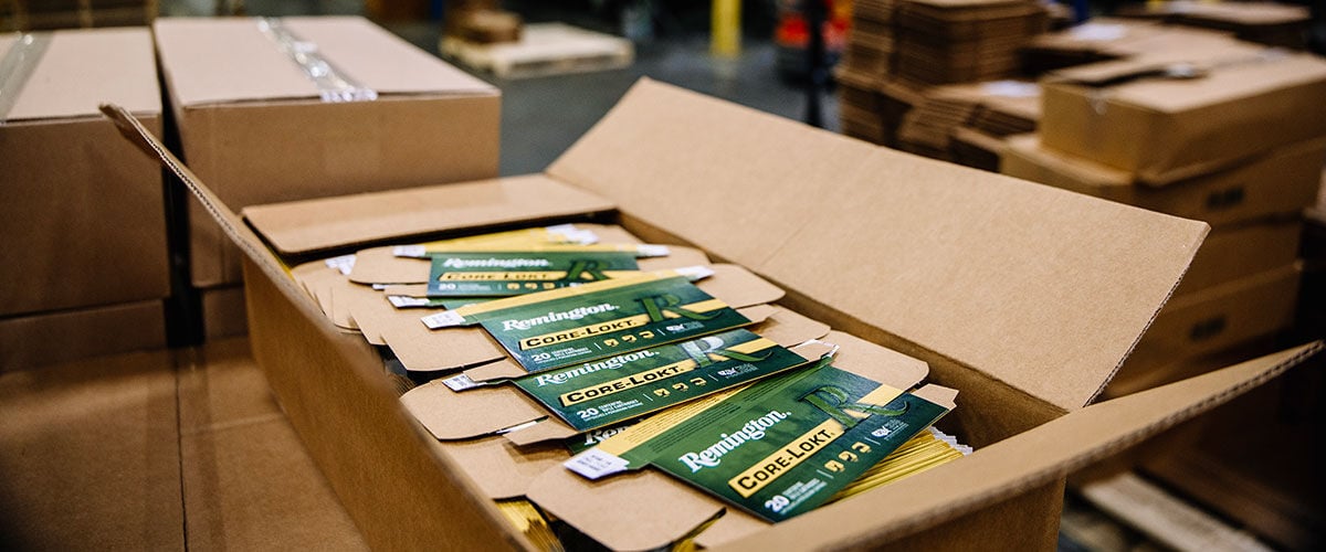 box of Core-Lokt packaging