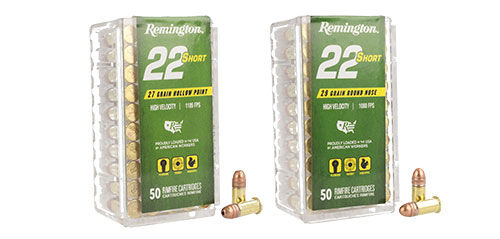 22 Short packaging and cartridges