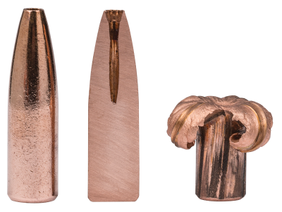 Core-Lokt Copper Bullet and Upset