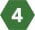 green hexagon number 4