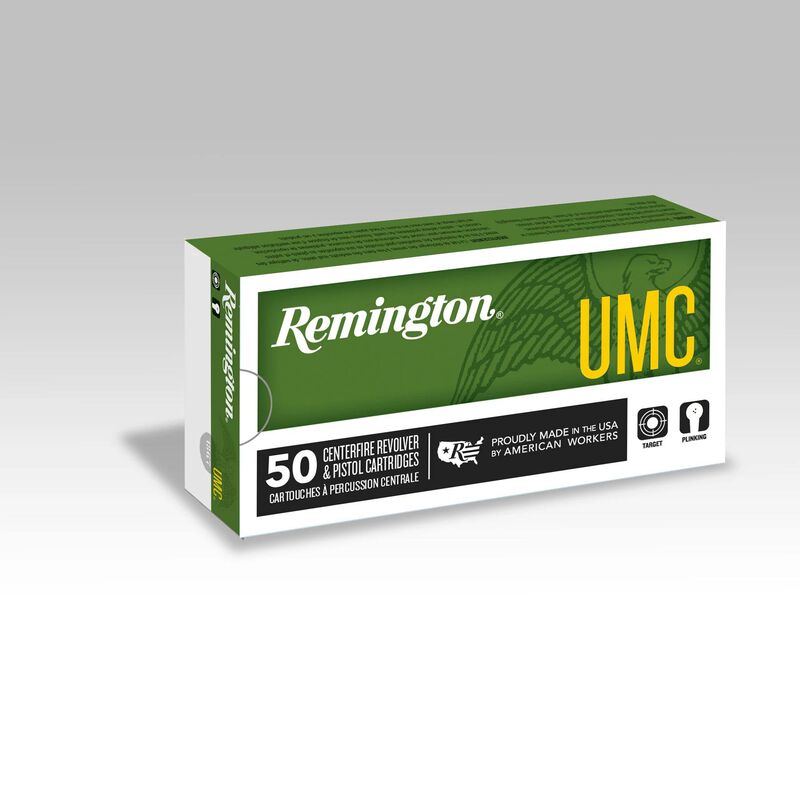 UMC Handgun, 45 Auto, 185 Grain, Full Metal Jacket, 1015 fps