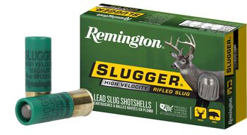 Slugger High Velocity Rifled Slug, 12 Gauge, 383 Grain, 2-3/4 in, 1800 fps