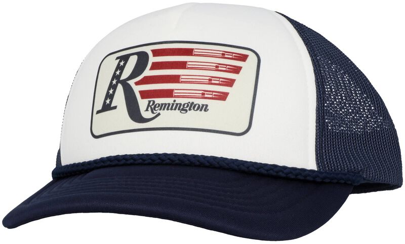 Remington Foam Patriot Hat, White/Navy, One Size Fits Most