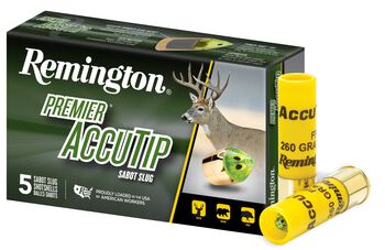 Accutip Sabot Slug, 20 Gauge, 260 Grain, 3 in, 1900 fps