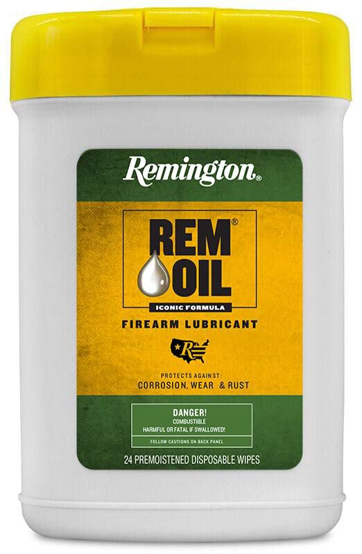 Rem Oil Pop-Up Wipes, All Firearm Types, 24 Count