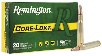 Core-Lokt, 30-06 Springfield, 150 Grain, Pointed Soft Point Core Lokt, 2910 fps