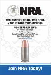 NRA Annual Membership Activation Postcard