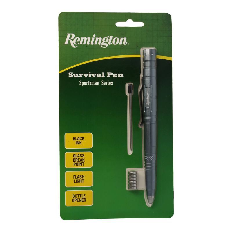Remington Sportman Survival Pen, Gun Metal Gray, Multi-Tool