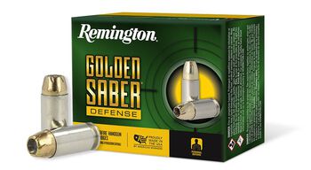 Golden Saber Defense, 40 S&W, 165 Grain, Brass Jacketed Hollow Point, 1150 fps