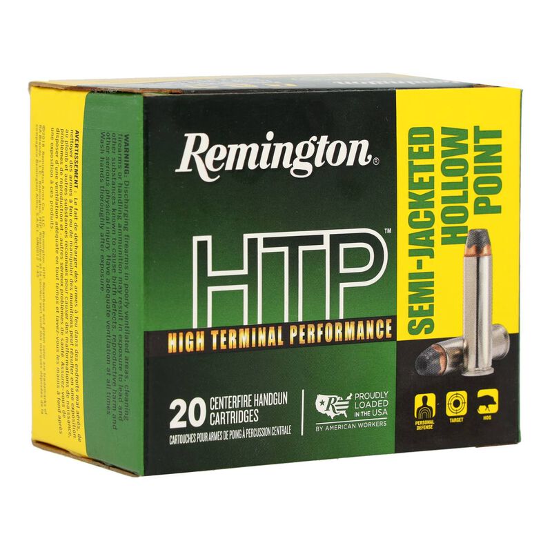 High Terminal Performance, 357 Magnum, 125 Grain, Semi-Jacketed Hollow Point, 1450 fps