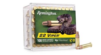 22 Viper®, 22 LR, 36 Grain, Plated Truncated Cone Solid, 1410 fps